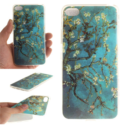 

Apricot tree Pattern Soft Thin TPU Rubber Silicone Gel Case Cover for Lenovo S90-t