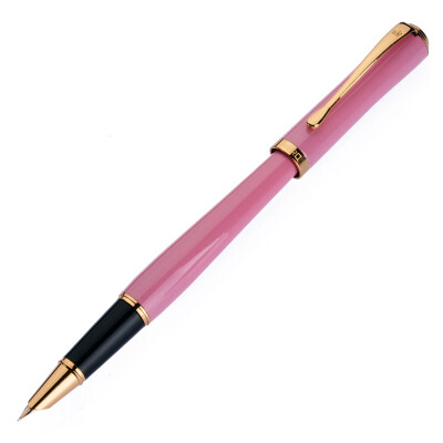 

Hero (HERO) 1113 pretty girl 10K gold pen (pink dark tip