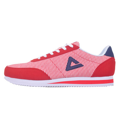 

Peak PEAK male casual shoes light comfortable comfortable retro shoes DE052877 red deep blue 40 yards