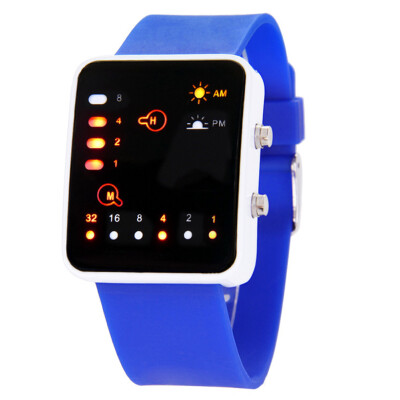 

MyMei 2016 New LED Watch Water Resistant Rubber Strap LED Lamp Display Digital