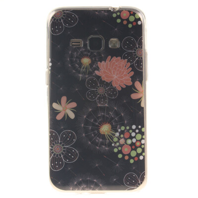 

Colorful flowers Pattern Soft Thin TPU Rubber Silicone Gel Case Cover for SAMSUNG Galaxy J1 2016/J120