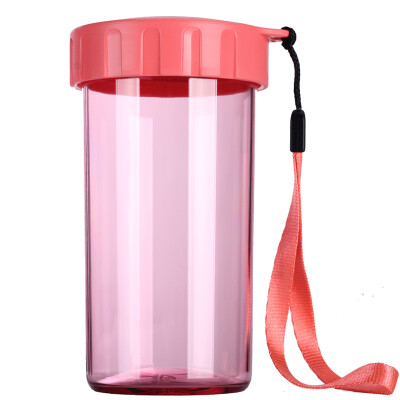 

【Jingdong Supermarket】 Tupperware (Tupperware) elegant plastic heart leak children's water cup with carry rope 310ml pomegranate red