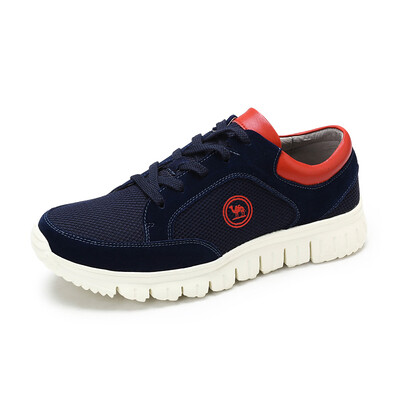 

Camel brand leisure sports shoes comfortable wear low tie belt W632314110 blue / red 41/255 yards