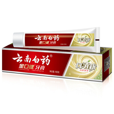 

Yunnan white medicine Jinkou toothpaste 105g (mouth fresh pure green Pu'er