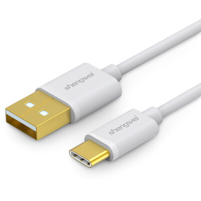 

Win shengwei UTC-6025B Type-C data cable USB Andrews mobile phone charging line 025 meters white mobile power charging cable for music millet