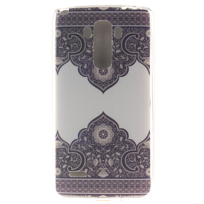 

Diagonal totem Pattern Soft Thin TPU Rubber Silicone Gel Case Cover for LG G4 StylusLS770