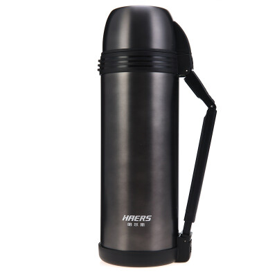 

Halle 2000ml stainless steel vacuum insulated pot travel pot wide mouth outdoor water bottle LG-2000-5 black