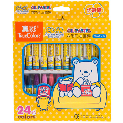 

True color TrueColor 2966A-24 24 color hanging cool oil painting stick small boxed