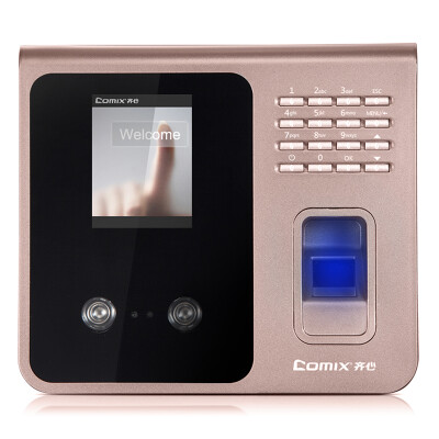 

COMIX) OP340C high-definition intelligent large color screen free software fingerprint attendance machine is simple and convenient high-speed punch card machine