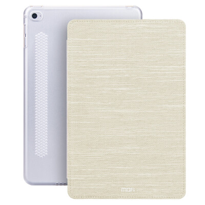 

Mo Fan Mofi ipad mini4 protective cover fabric section of the heart series of Apple mini 4 flat for non-leather gold