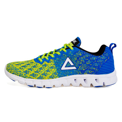 

Peak PEAK fashion sports shoes men running shoes DH610327 acid green flash blue 42 yards