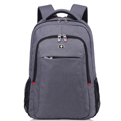 

Schweitz crossed backpack computer bag men and women casual student bag SC81435 gray