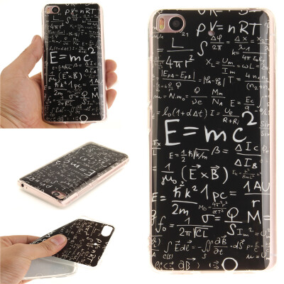 

Mathematical formula Pattern Soft Thin TPU Rubber Silicone Gel Case Cover for XIAOMI 5S