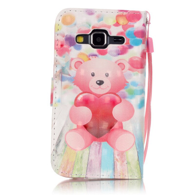 

Ballon and bear Design PU Leather Flip Cover Wallet Card Holder Case for SAMSUNG G360