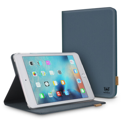 

Вэй Цзи IPad Pro Падение защиты Деловой Дело Apple Tablet PC Case Мягкий кожаный чехол 12,9 "синий