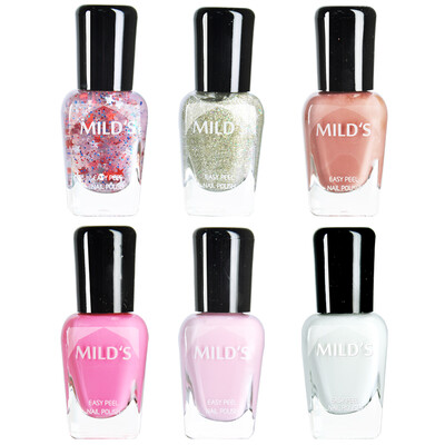 

MILD'S Peelable Nail Polish Set 7ml * 6 tz603