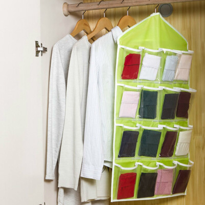 

MyMei Multifunctional 16 Pockets Hanging Storage Bag New Home Wall Door Storage Bags Shoe Organizer Rack Closet Organizer