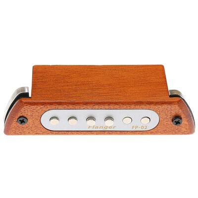 

Flanger FP-02 Solid wood guitar pickup consonant sound guitar acoustic guitar sound hole pickup without opening without battery peach core wood