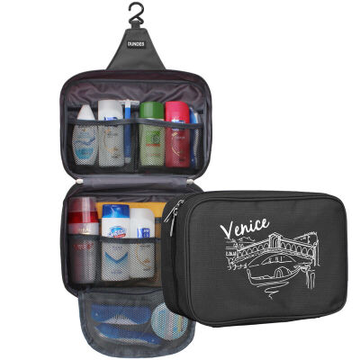 

JAJALIN waterproof travel portable storage bag cosmetic bag black