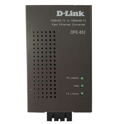 

D-Link dlink DFE-851 Fast Ethernet fiber optic transceivers single mode 100 megahertz