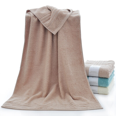 

【Jingdong Supermarket】 Yongliang towel home textile cotton bath towel Egyptian long-staple cotton large bath towel A thickening models baby available beige 450g / Article 70 × 140cm