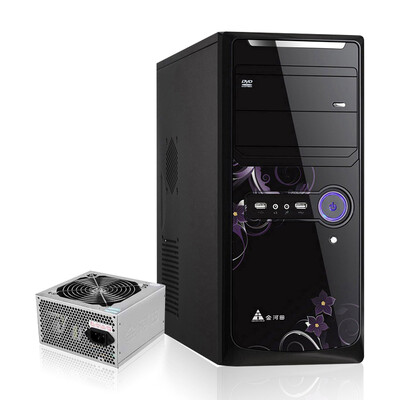

Golden field 8519BV black with power ATX-355WB in the tower chassis (support ATX motherboard / water transfer printing