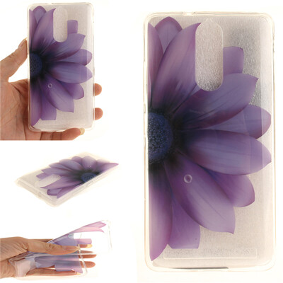 

Half flower Pattern Soft Thin TPU Rubber Silicone Gel Case Cover for Lenovo K5 Note
