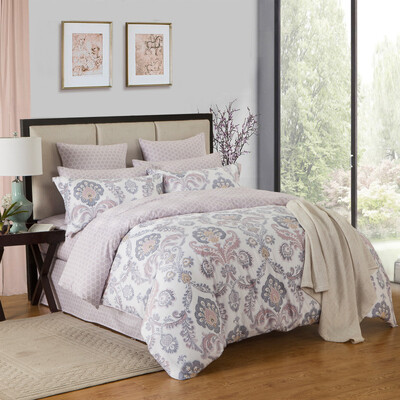 

BoYing Home Textiles (BEYOND) Постельные принадлежности Набор из хлопка Nordic wind bed single quilt cotton twill printing four-piece - Perona 1.5 m bed new