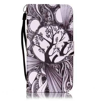 

Tree Design PU Leather Flip Cover Wallet Card Holder Case for SAMSUNG S6