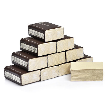 

Blue Blow Pure Bamboo Workshop Bamboo Brick No Bleacher Handkerchief Paper Portable Towel Paper Three Draw 25 Pump 3 Layer 30 Pack