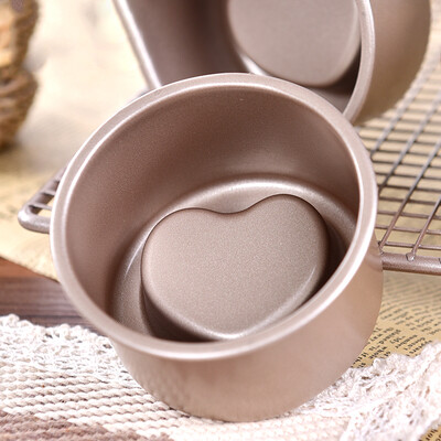 

Yang Chen baking tools single cup double-sided available heart-shaped cake mold 4 only installed baking tools cake mold set YC80133 champagne gold