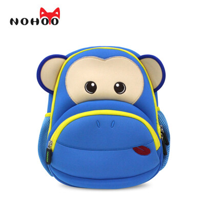 

NOHOO 3D Monekey Kids Baby Children School Bags Waterproof Cartoon School Bags Backpack For Girls Boys