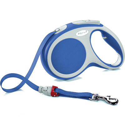 

【Jingdong Supermarket】 German imports Fulai Xi flexi alien automatic telescopic dog traction rope dog chain dog rope series ribbon  No. 5 meters 25kg blue