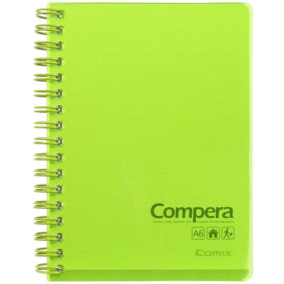 

Together (COMIX) CPA6801 Compera double helix PP noodles / Notepad A6 80 pages through green