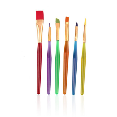 

6Pcs Practical Art Crafts Colorful Painting Drawing Pen Brushes Tools Set