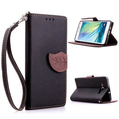 

Black Design PU Leather Flip Cover Wallet Card Holder Case for Samsung Galaxy A3/A300