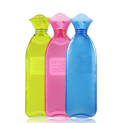 

Yinglite 1000ML Long Thermoplastic PVC Transparent Hot Water Bottle Bag Heat Cold Therapy Hot Water Sack