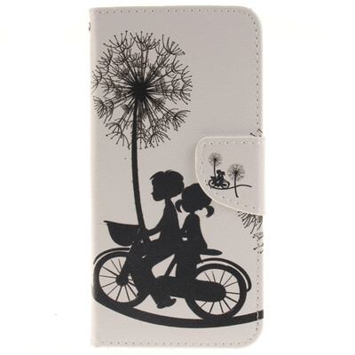 

Bike and Dandelion Design PU Leather Flip Cover Wallet Card Holder Case for SAMSUNG GALAXY S7 Edge