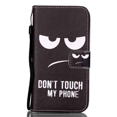 

Black Eyes Design PU Leather Flip Cover Wallet Card Holder Case for LG K10