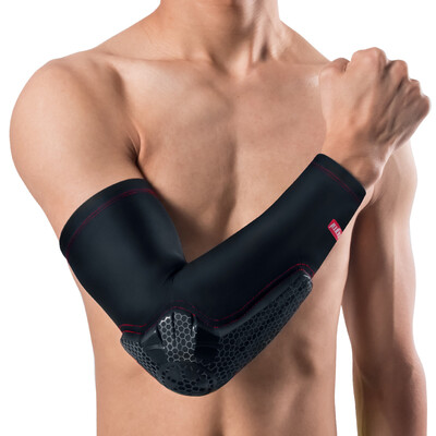 

Crazy kuangmi Basketball Knee Sports Anti-Slip Cell Anti-collision Lengthening Leggings Half Moon Protector KMh712 Black L Code