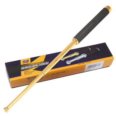 

Kerry KANSOON Wushu Fight Raytheon Shake Sticks 3 Stretch Sticks 21 Type 52CM Long Gold
