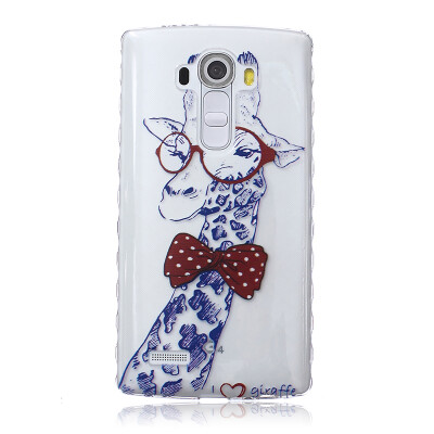 

Giraffe Pattern Soft Thin TPU Rubber Silicone Gel Case Cover for LG G5