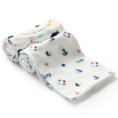 

Cotton age (PurCotton) baby gauze towel 25x50 cm, 2 / pouch Hornets + red rabbit