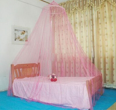 

Элегантный Круглый Кружева насекомых Bed Canopy Сетки занавес Купол Москитная сетка