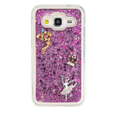 

Динамический Quicksand Блеск наливные Мягкая ТПУ чехол для SAMSUNG G360