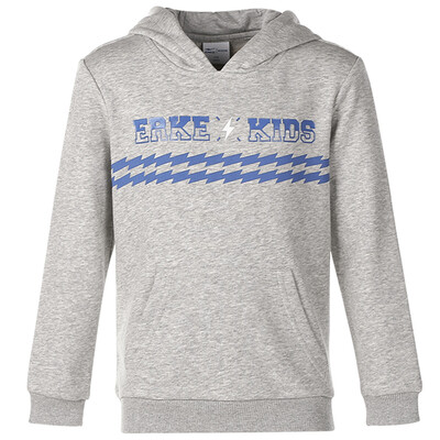 

ERKE ERKE children's sports shirt children's sports shirt tide hoodie male 63217114020 light gray 130