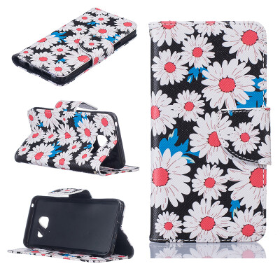 

Chrysanthemum Design PU Leather Flip Cover Wallet Card Holder Case for SAMSUNG GALAXY A3 2016/A310