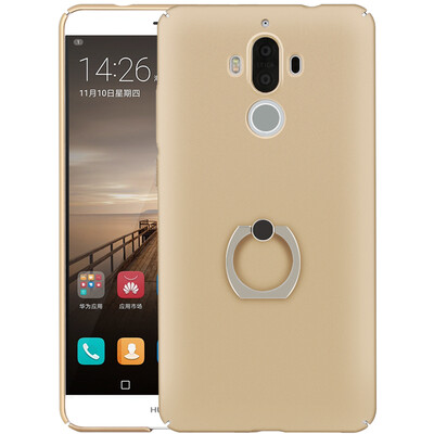 

Freeson Huawei Mate9 mobile phone case protection ring finger clip holder mobile phone sets pure color series gold