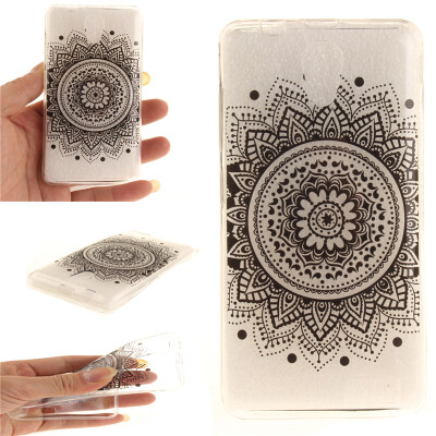 

Black mandala Pattern Soft Thin TPU Rubber Silicone Gel Case Cover for Lenovo A319