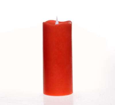 

Led Candle Flameless Moving Wick Free-Flowing 3D Effect Fireless flame Wax LED Candle Light With Timer 3"x7